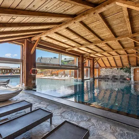 Avec Vue Alpes - Spa, Piscines & Parking Prive A L'hotel De L'etrier Апартаменты Кран-Монтана
