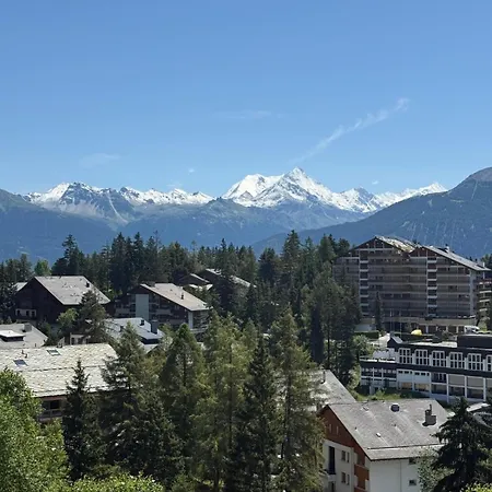 Avec Vue Alpes - Spa, Piscines & Parking Prive A L'hotel De L'etrier Кран-Монтана