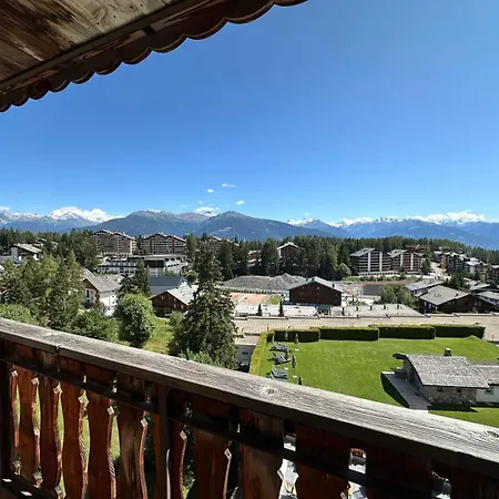 Vue Panoramique, Piscine, Spa, In-out & Golf A L'hotel De L'etrier A Crans-Montana