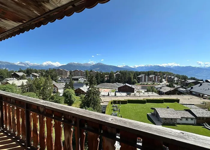 Vue Panoramique, Piscine, Spa, In-out & Golf A L'hotel De L'etrier A Crans-Montana